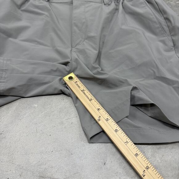 Wowie Shorts Mens Large Gray Performance Elastic Waist Lightweight Casual Golf - Picture 6 of 7